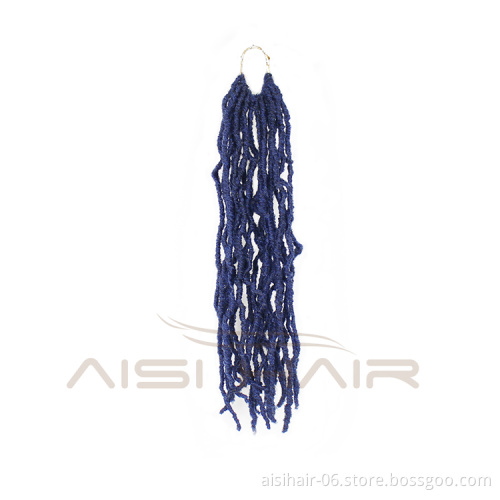 Aisi Hair Crochet Braids 18'' Most Natural Faux Locs Crochet Braid Premium Fiber Synthetic Hair African Roots Hair Extensions